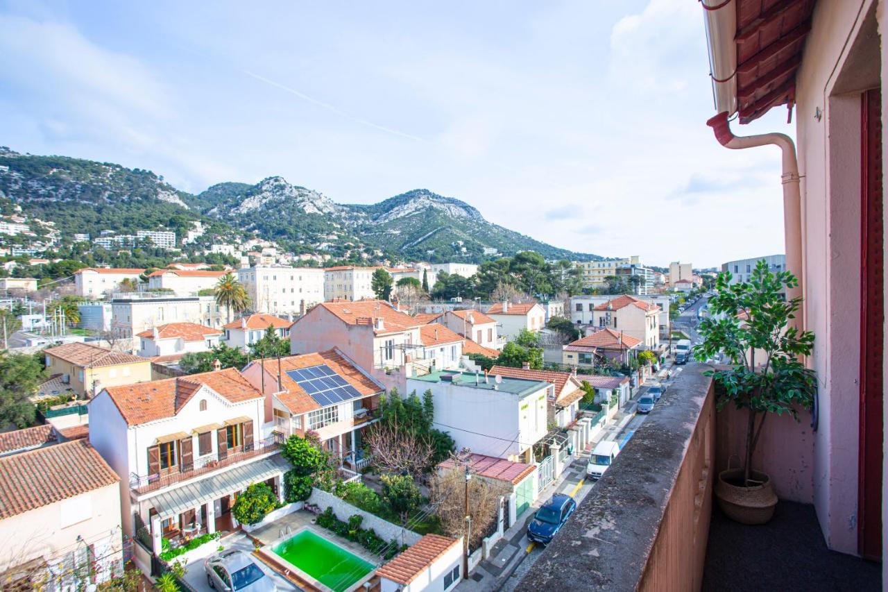 דירות #4 Toulon Centre, Balcon, Vue Sur Corniche, Lumineux, Au Calme, Stationnement Facile & Gratuit מראה חיצוני תמונה